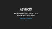 AsyncIO slideshow