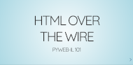 מצגת HTML over the wire